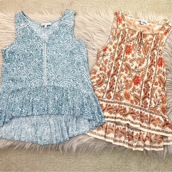 Patrons of Peace Tops - Patrons of Peace Ruffled Tank Top Bundle set XS